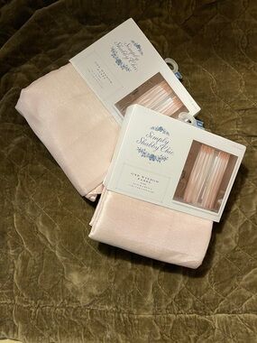 Simply Shabby chic window panels pink 54 x 84